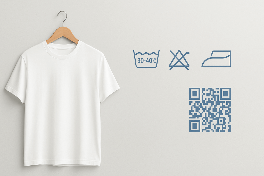 Jak pečovat o světlé tričko s potiskem (nažehlovací fólie – inkoustový tisk)